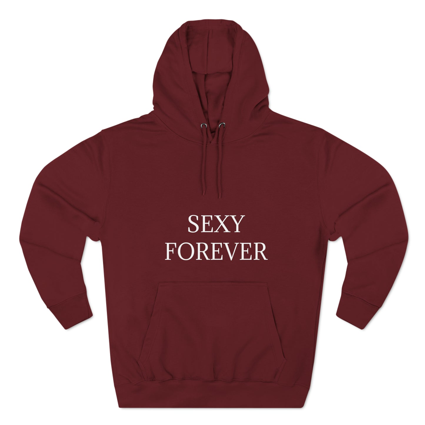 SEXYFOREVER Three-Panel Fleece Hoodie Plus Size Available