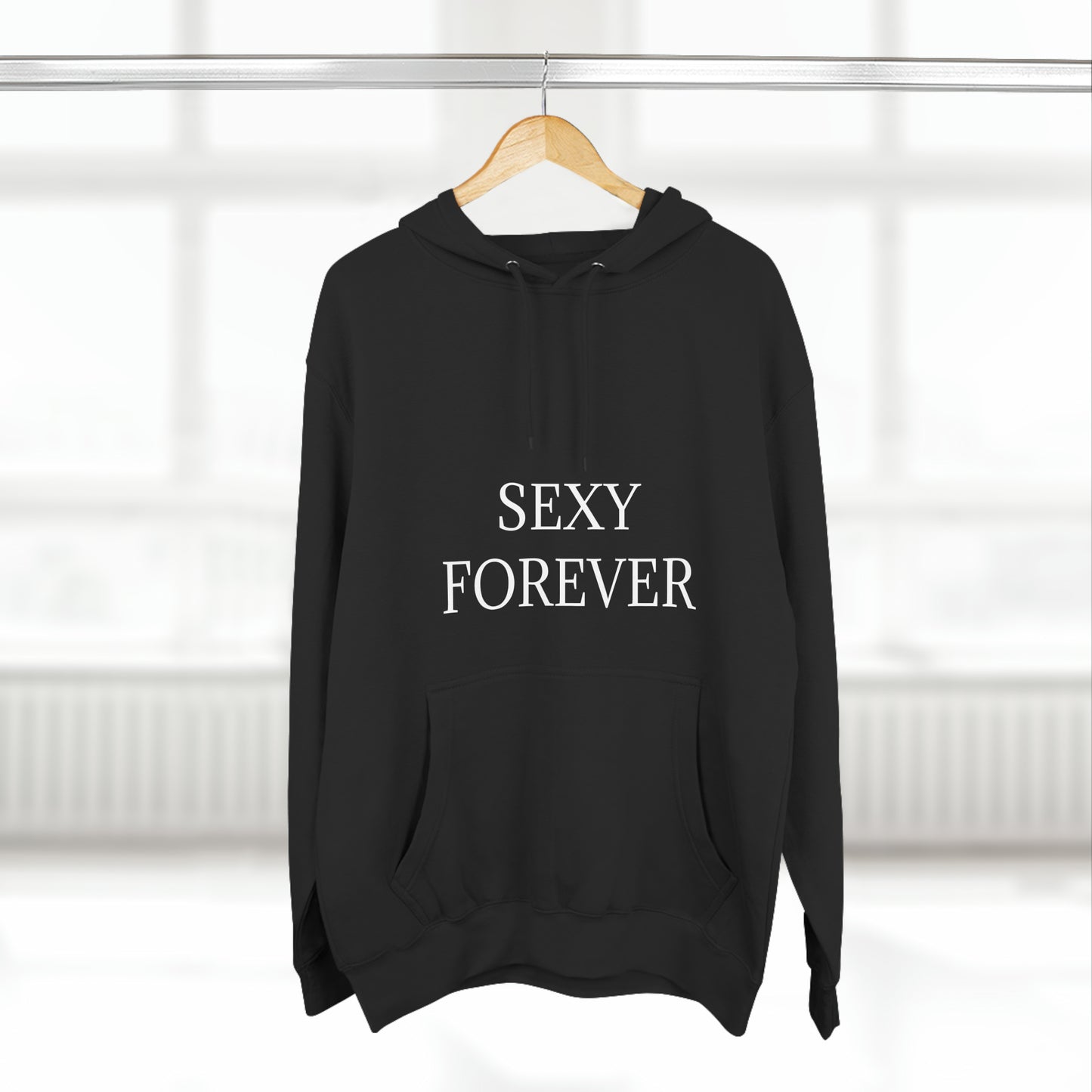 SEXYFOREVER Three-Panel Fleece Hoodie Plus Size Available