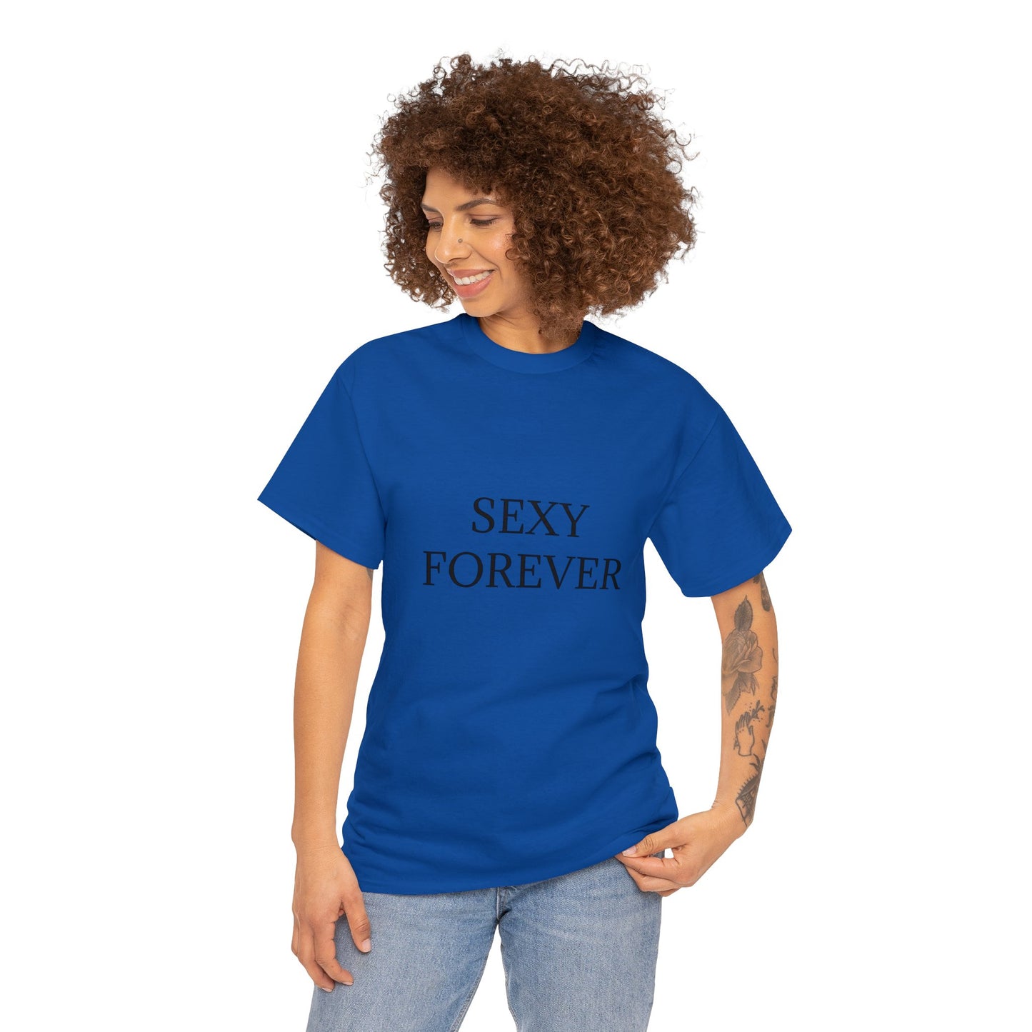 SEXYFOREVER Cotton T-Shirt Plus Size Available