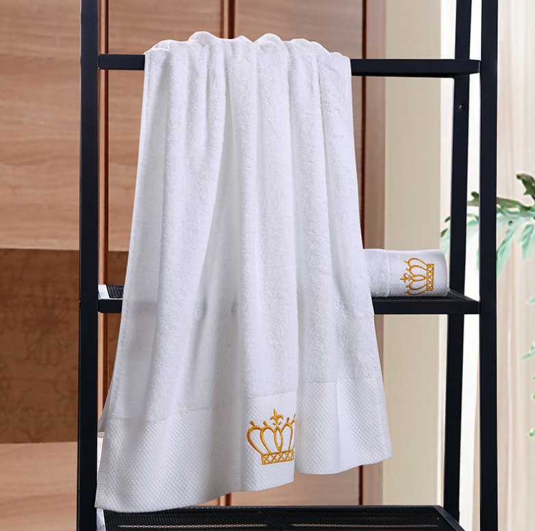 Cotton Embroidered Sauna/Bath Towel