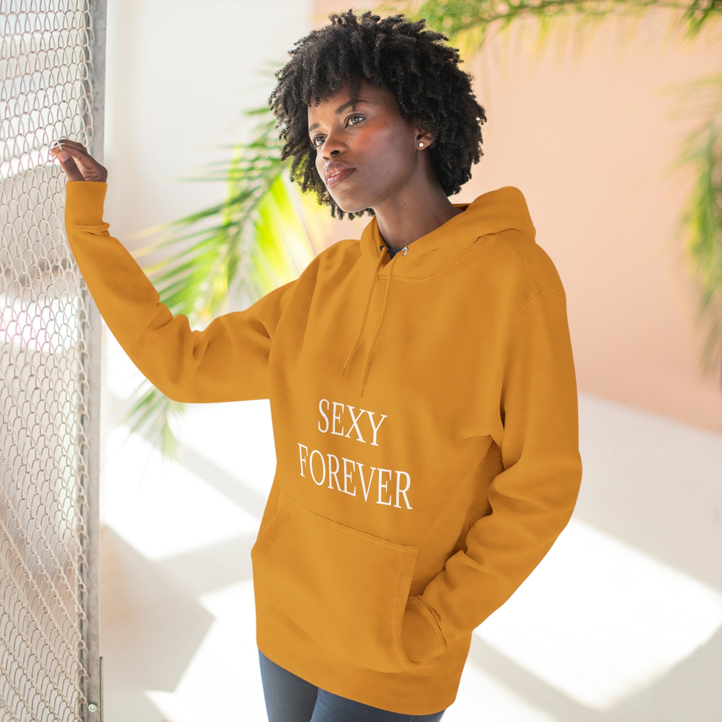 SEXYFOREVER Three-Panel Fleece Hoodie Plus Size Available