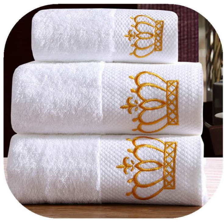 Cotton Embroidered Sauna/Bath Towel