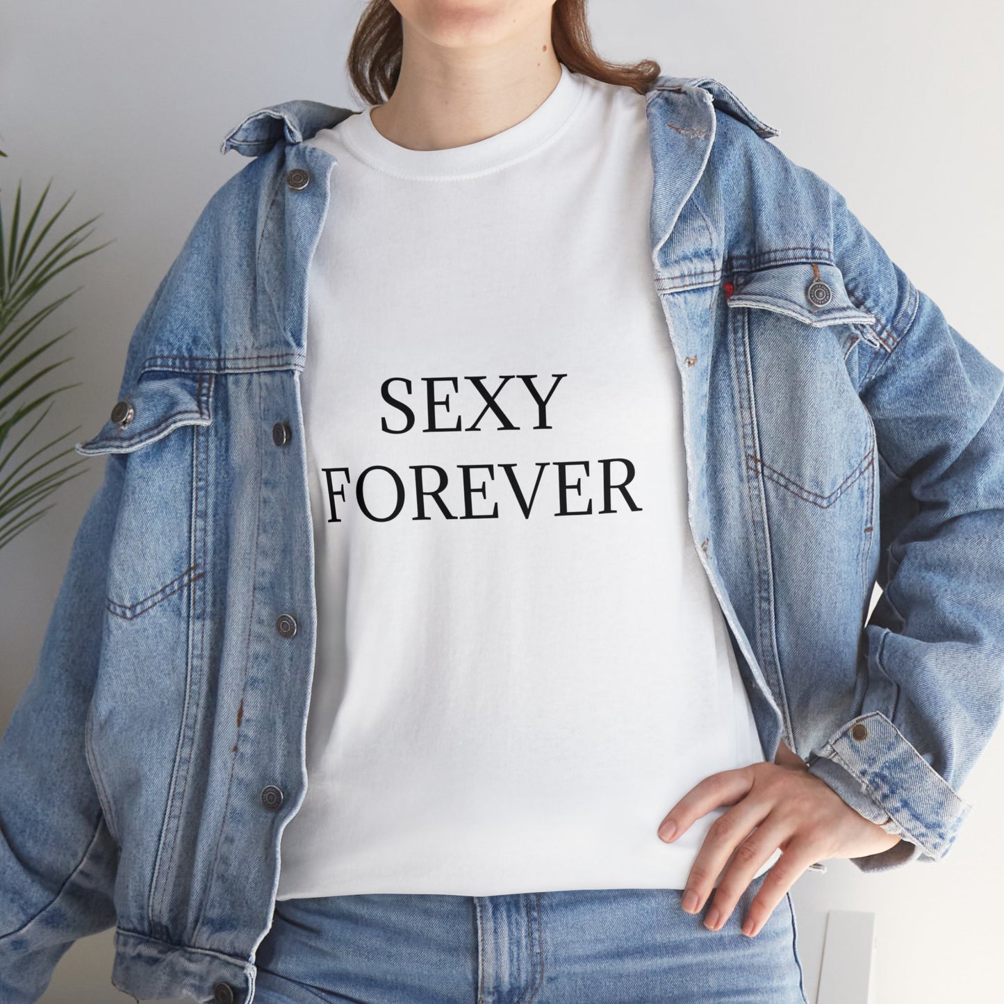 SEXYFOREVER Cotton T-Shirt Plus Size Available