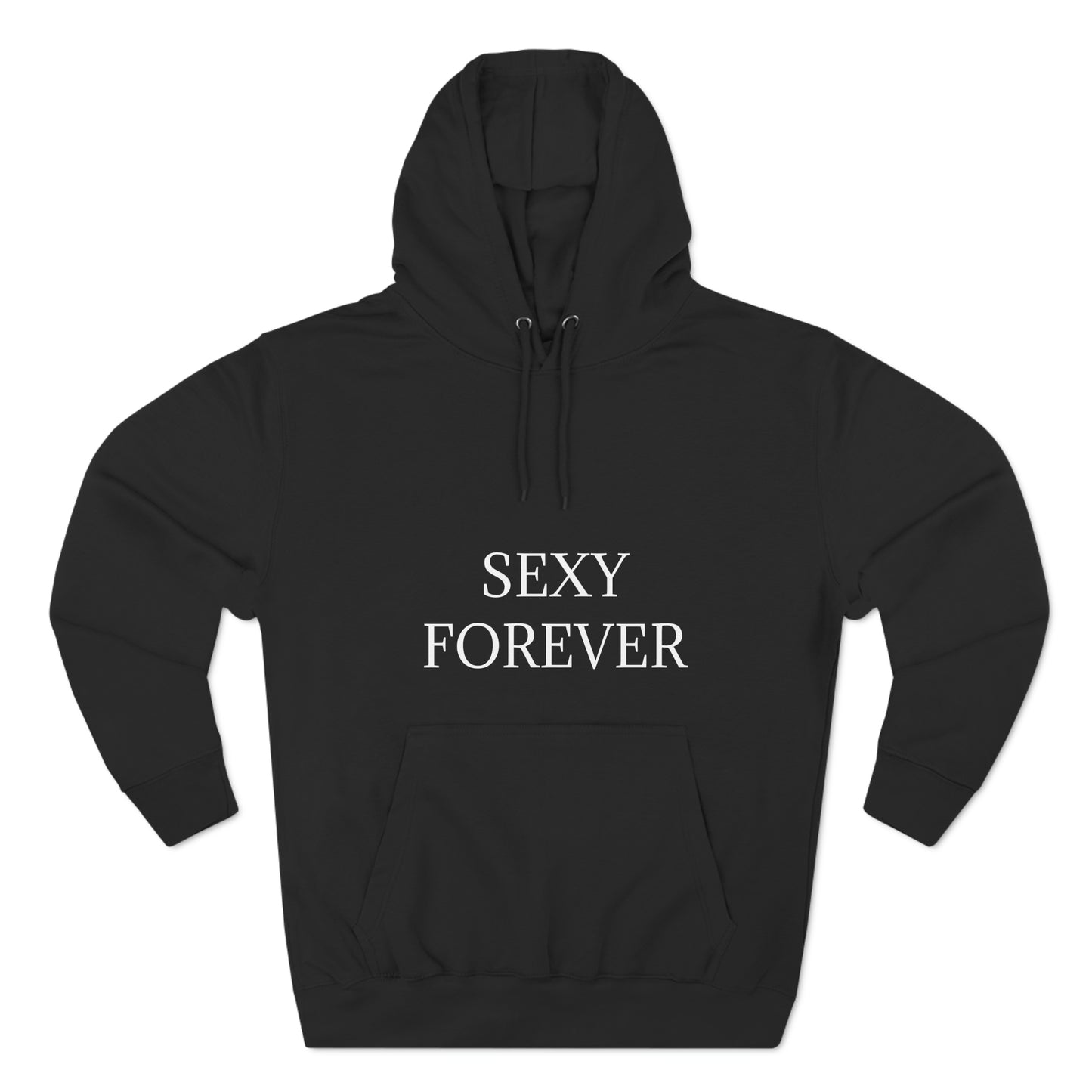 SEXYFOREVER Three-Panel Fleece Hoodie Plus Size Available