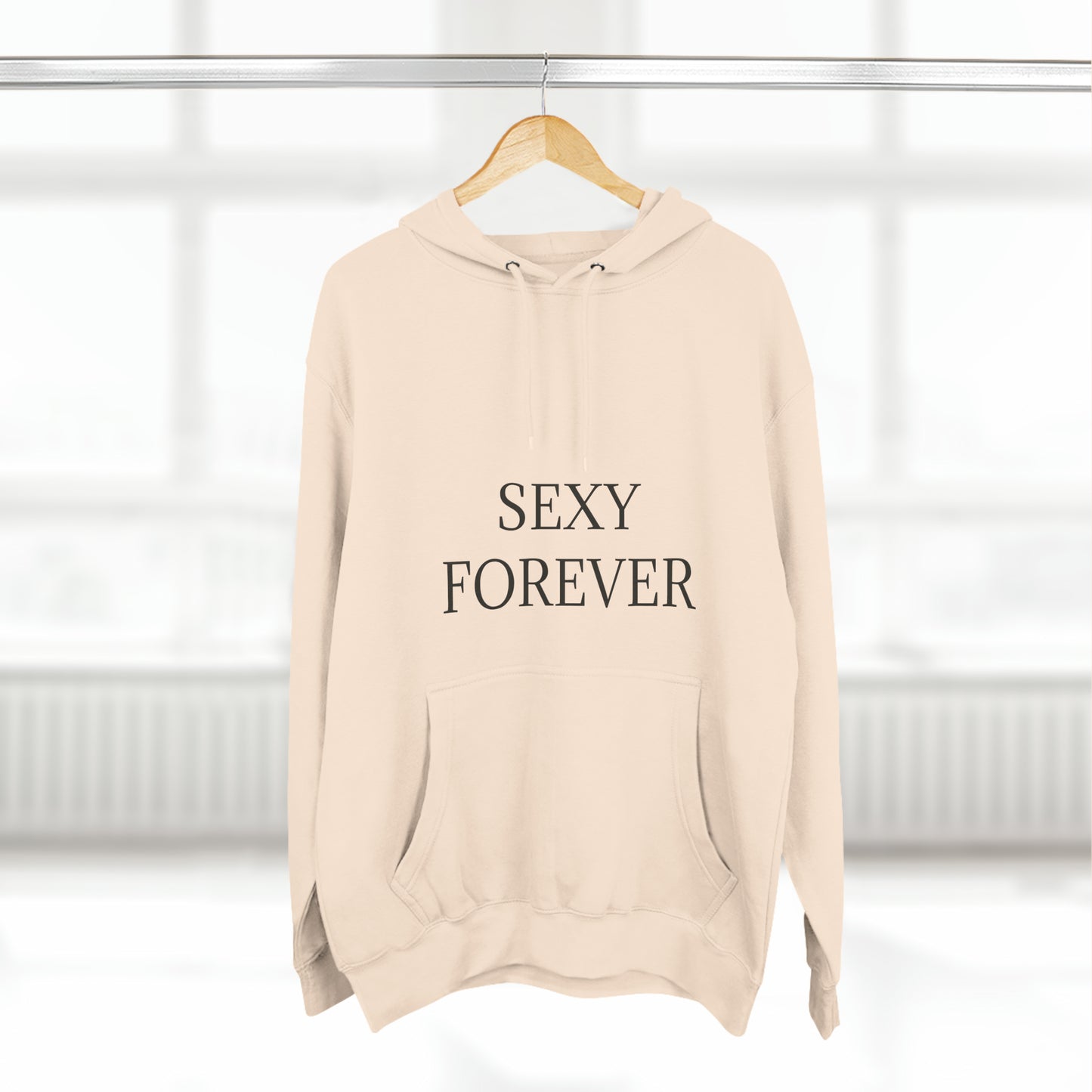 SEXYFOREVER Three-Panel Fleece Hoodie Plus Size Available