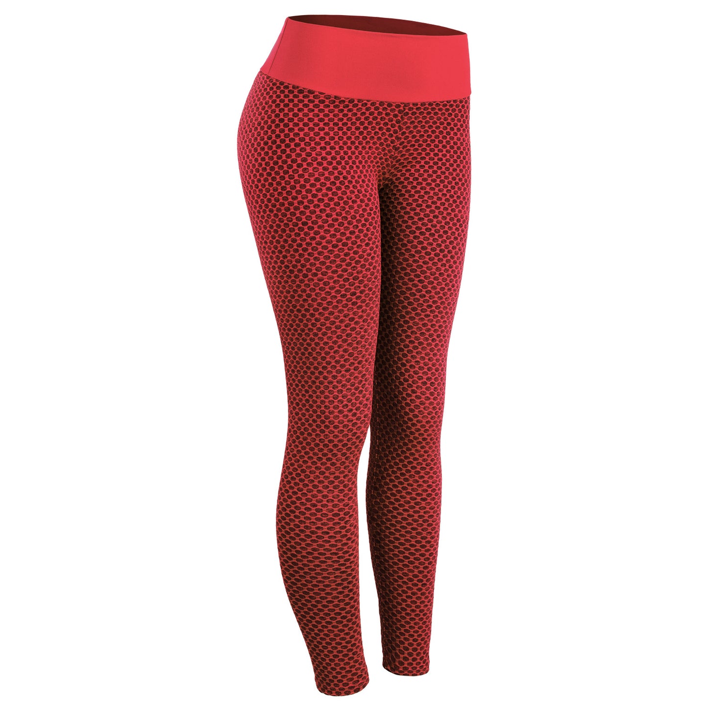 Plaid Seamless High Waist Breathable Leggings Plus Size Available