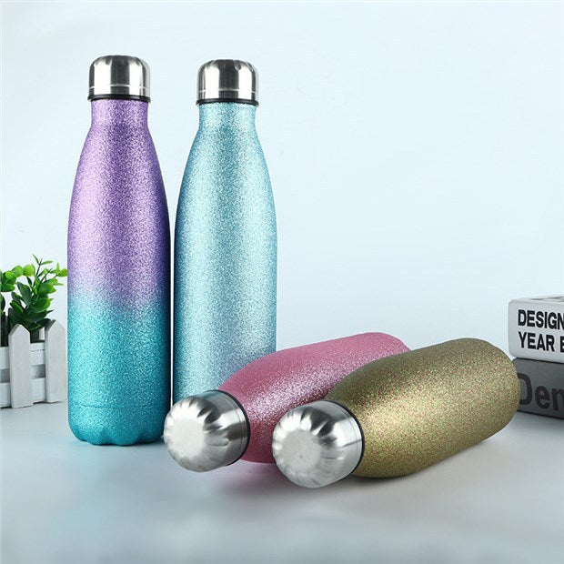 Glitter Stainless Steel Vacuum Flask