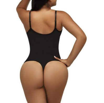 Women's Seamless Body-shaping Thong Bodysuit Plus Size