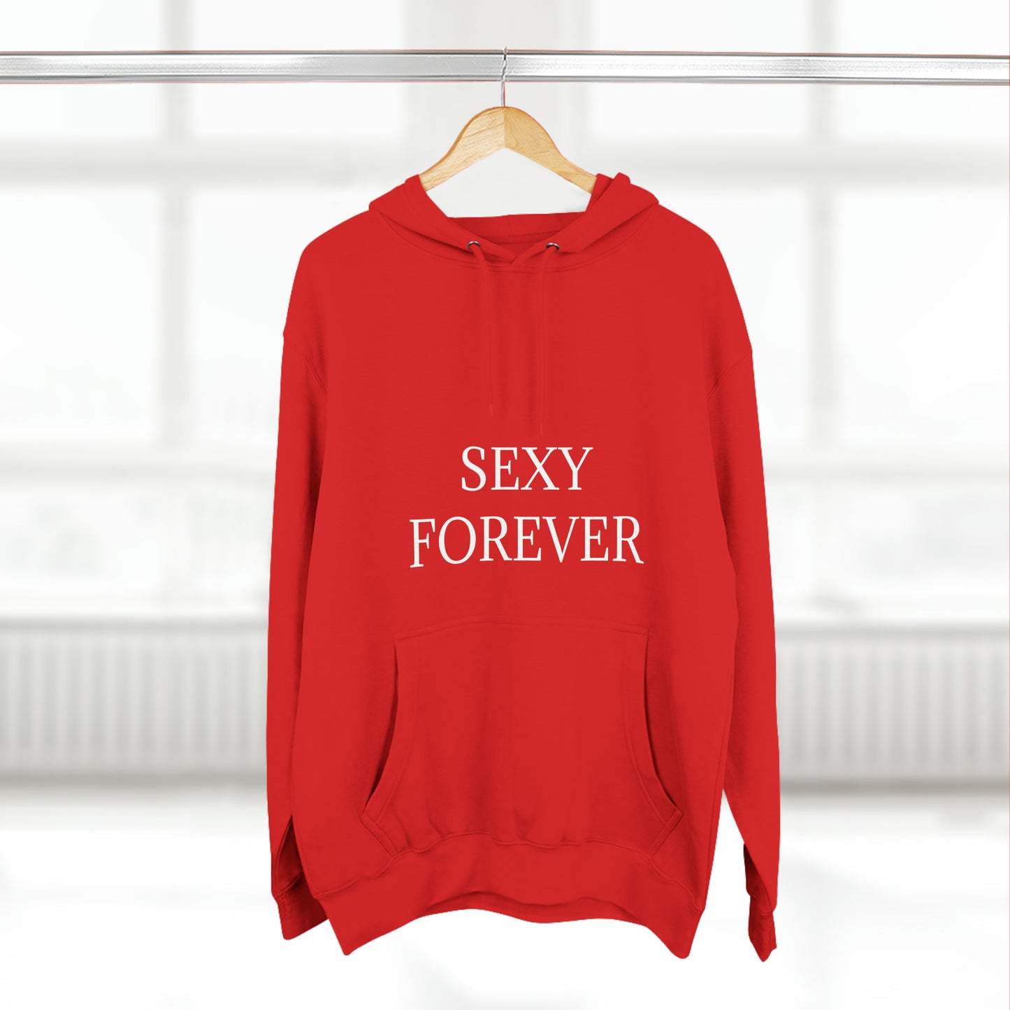 SEXYFOREVER Three-Panel Fleece Hoodie Plus Size Available