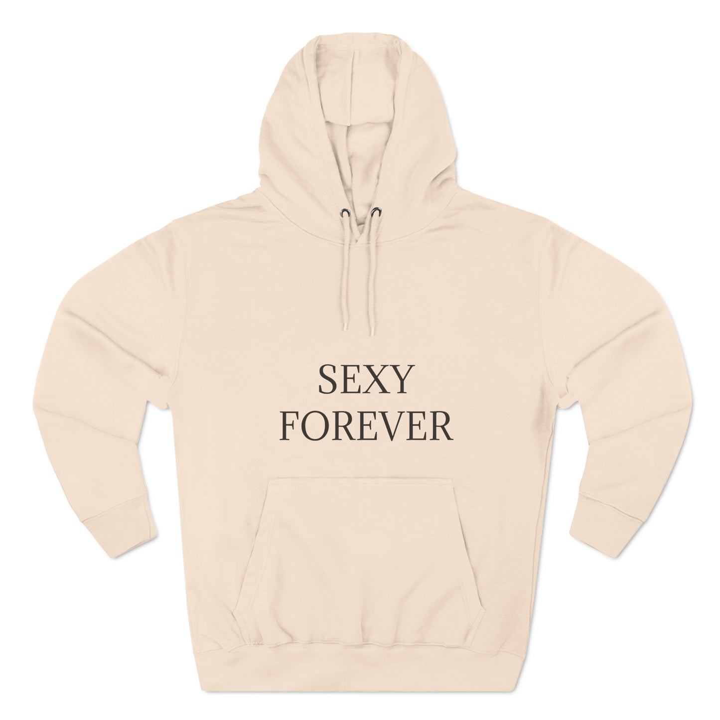 SEXYFOREVER Three-Panel Fleece Hoodie Plus Size Available