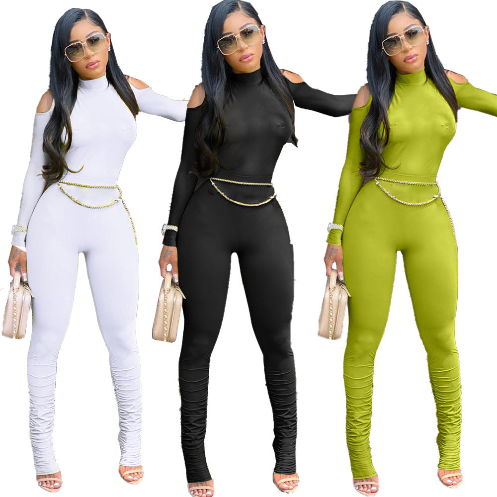 Women's Pleated Jumpsuit