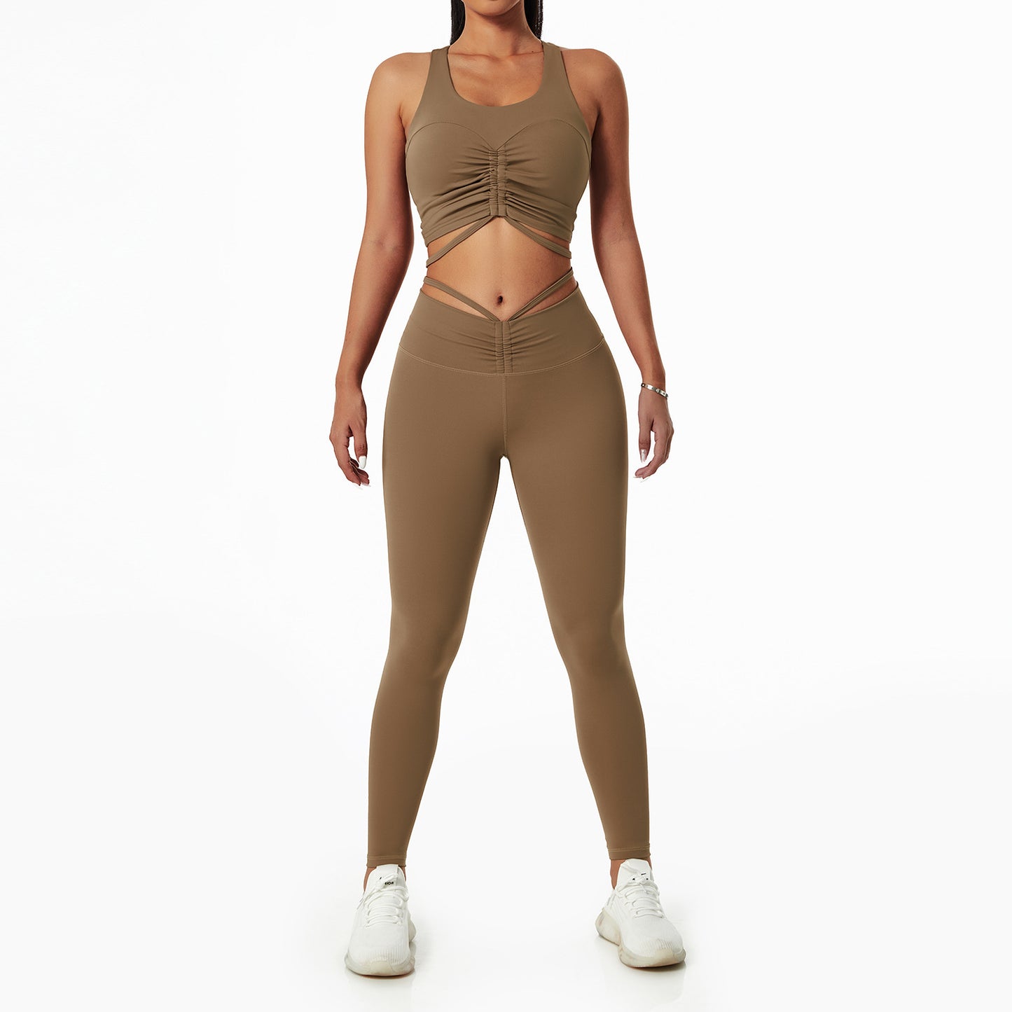 Women's Drawstring Fitness Suit