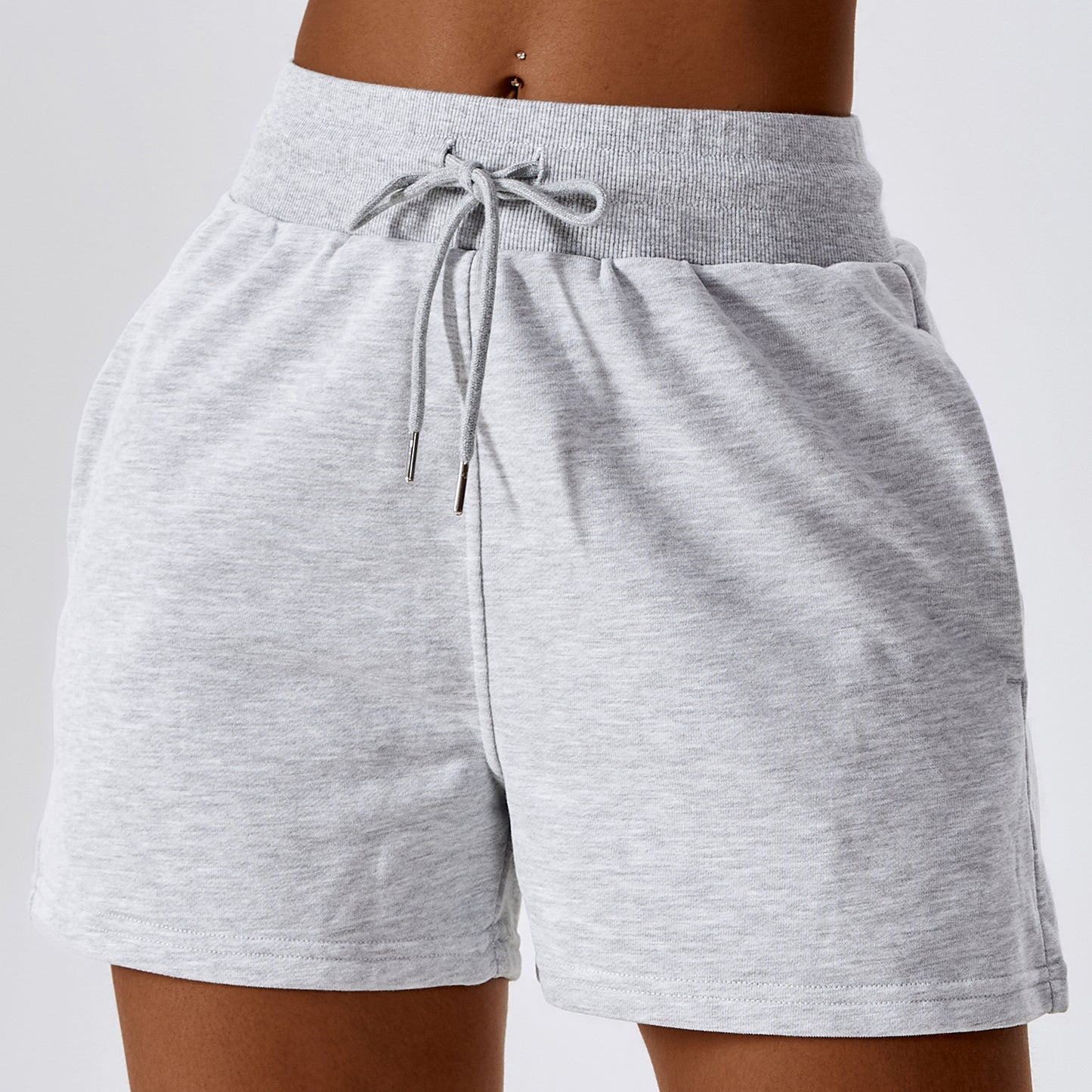 Drawstring Loose Fitting Sports Shorts