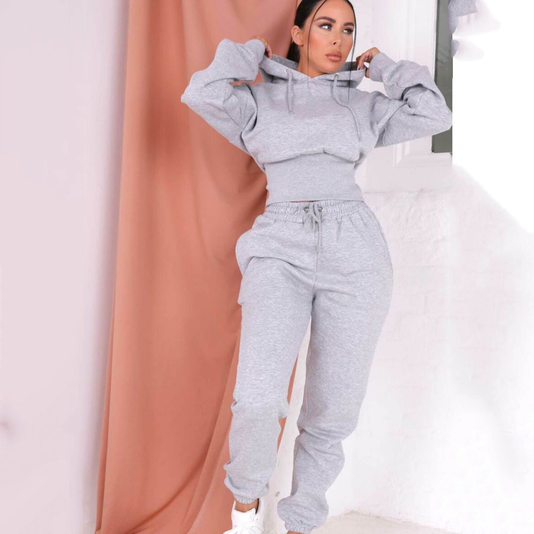 SNATCHED WAIST HOODED TRACKSUIT