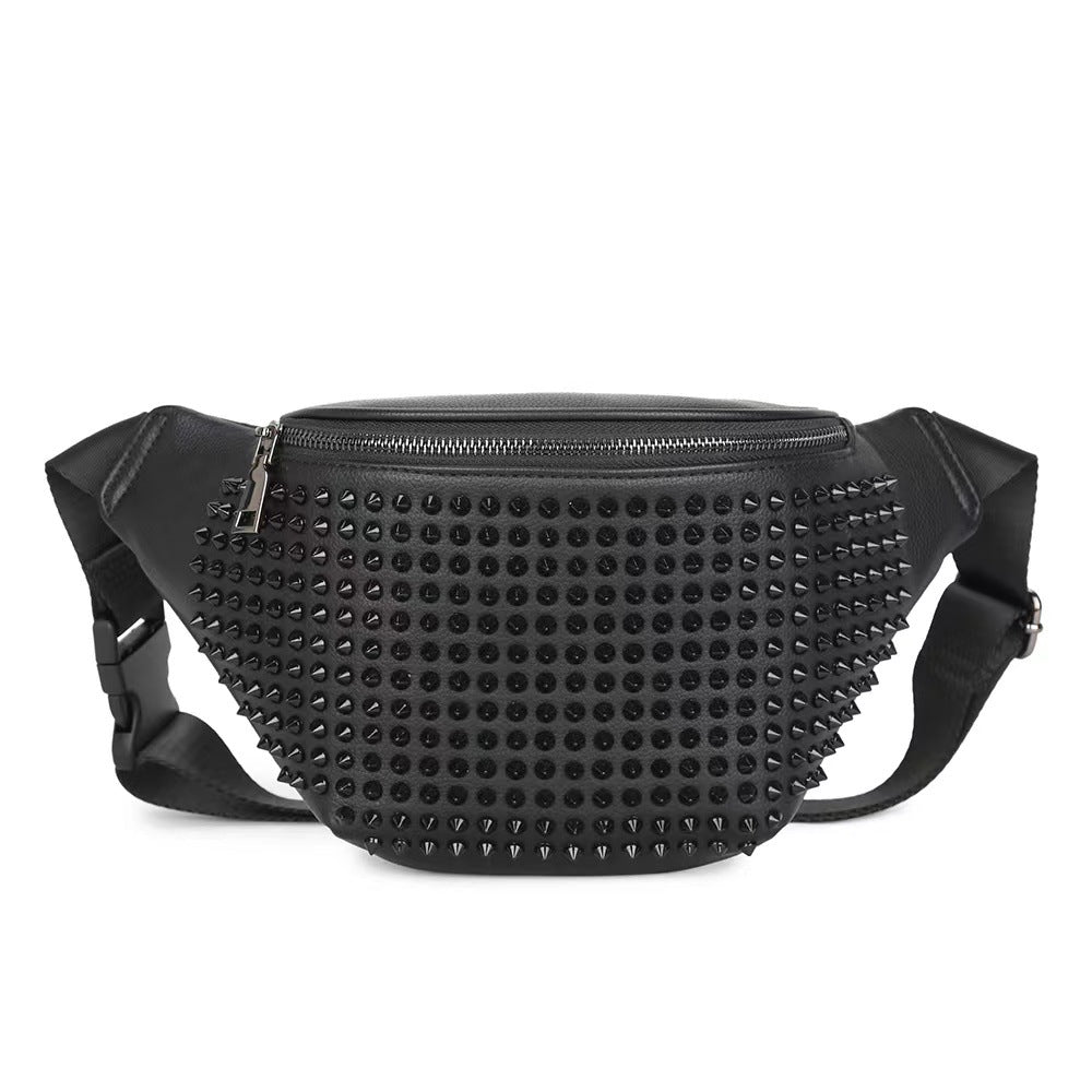 Women's Black Waist Bag