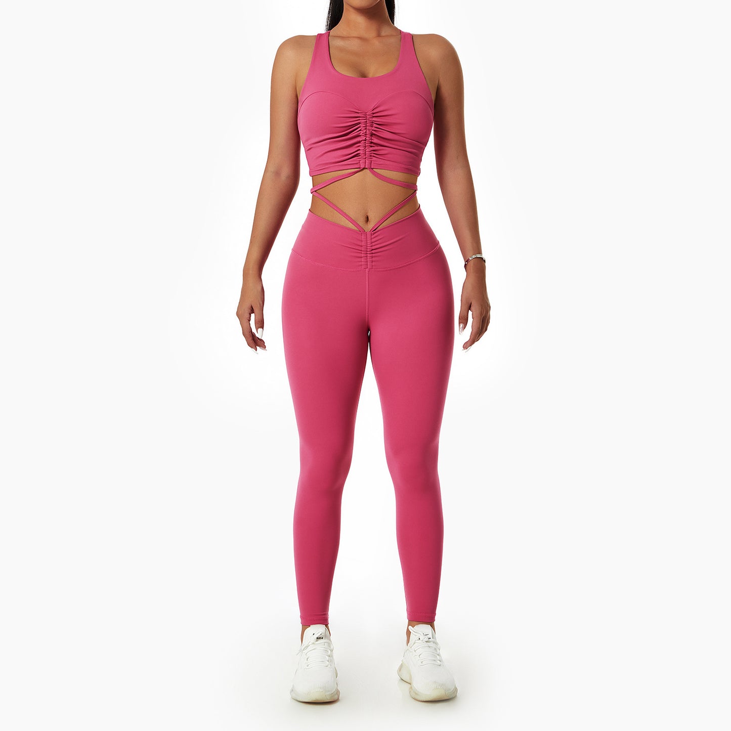 Women's Drawstring Fitness Suit