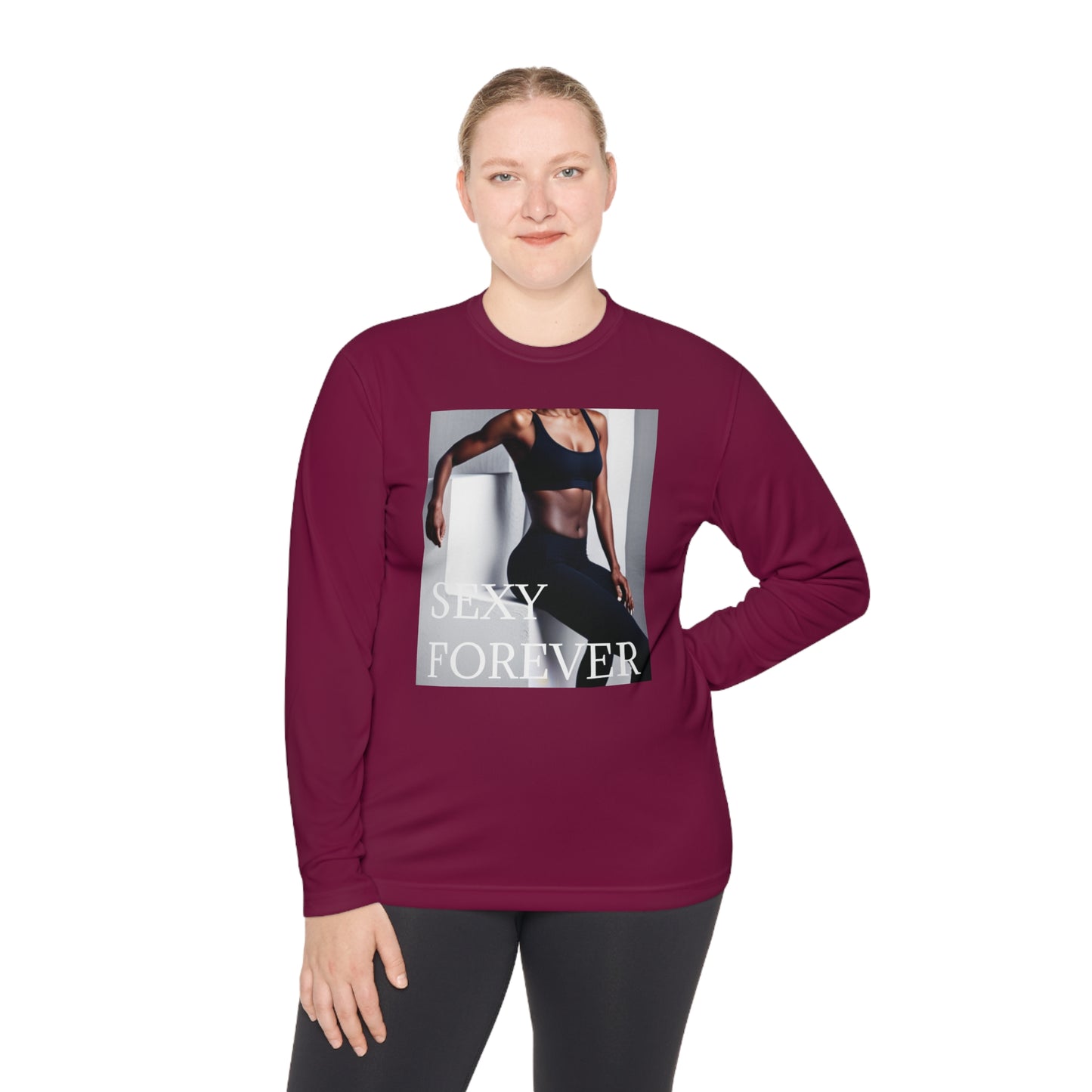 SEXY FOREVER Lightweight Long Sleeve Tee Plus Size Available