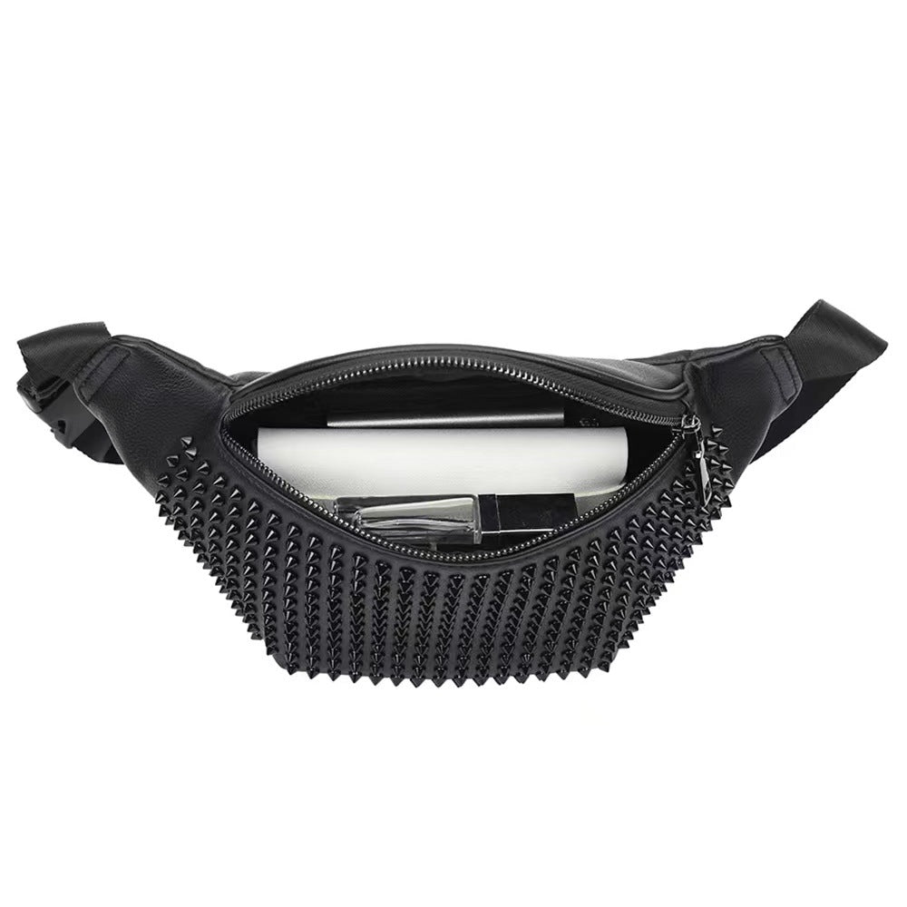 Women's Black Waist Bag