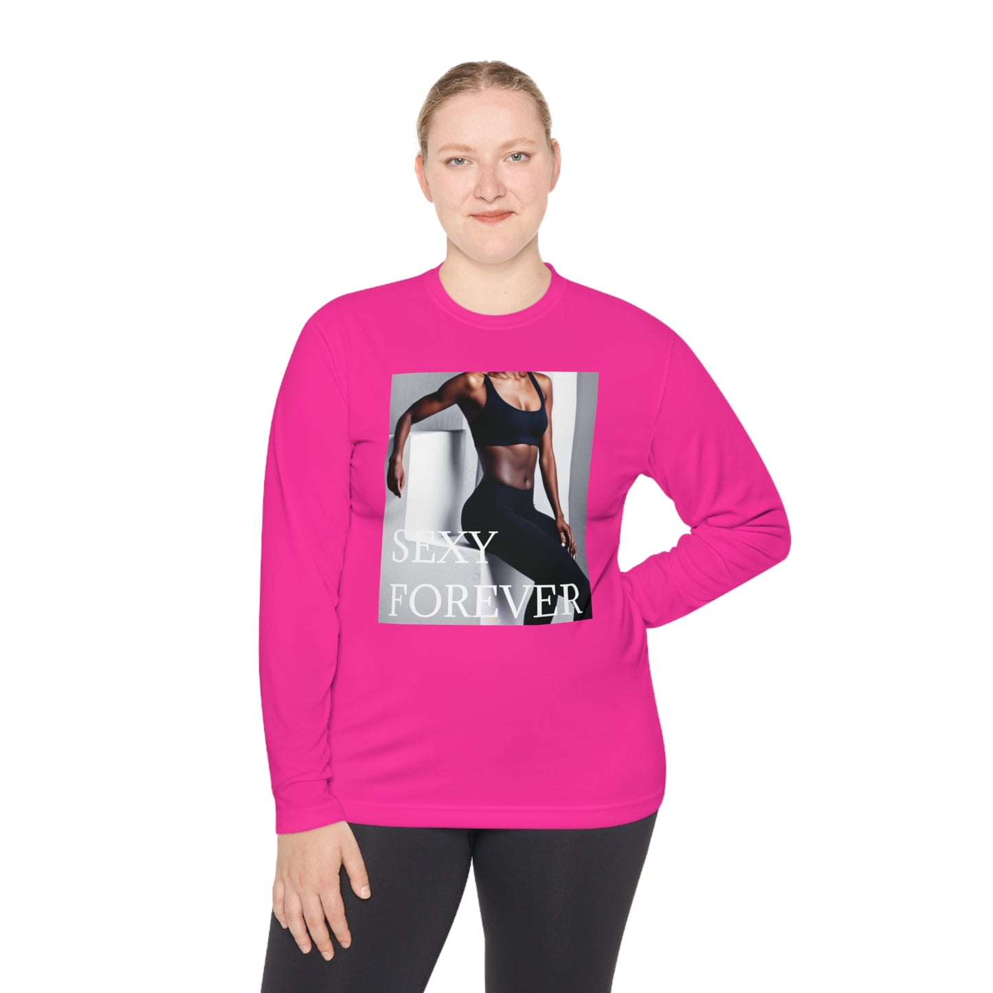 SEXY FOREVER Lightweight Long Sleeve Tee Plus Size Available