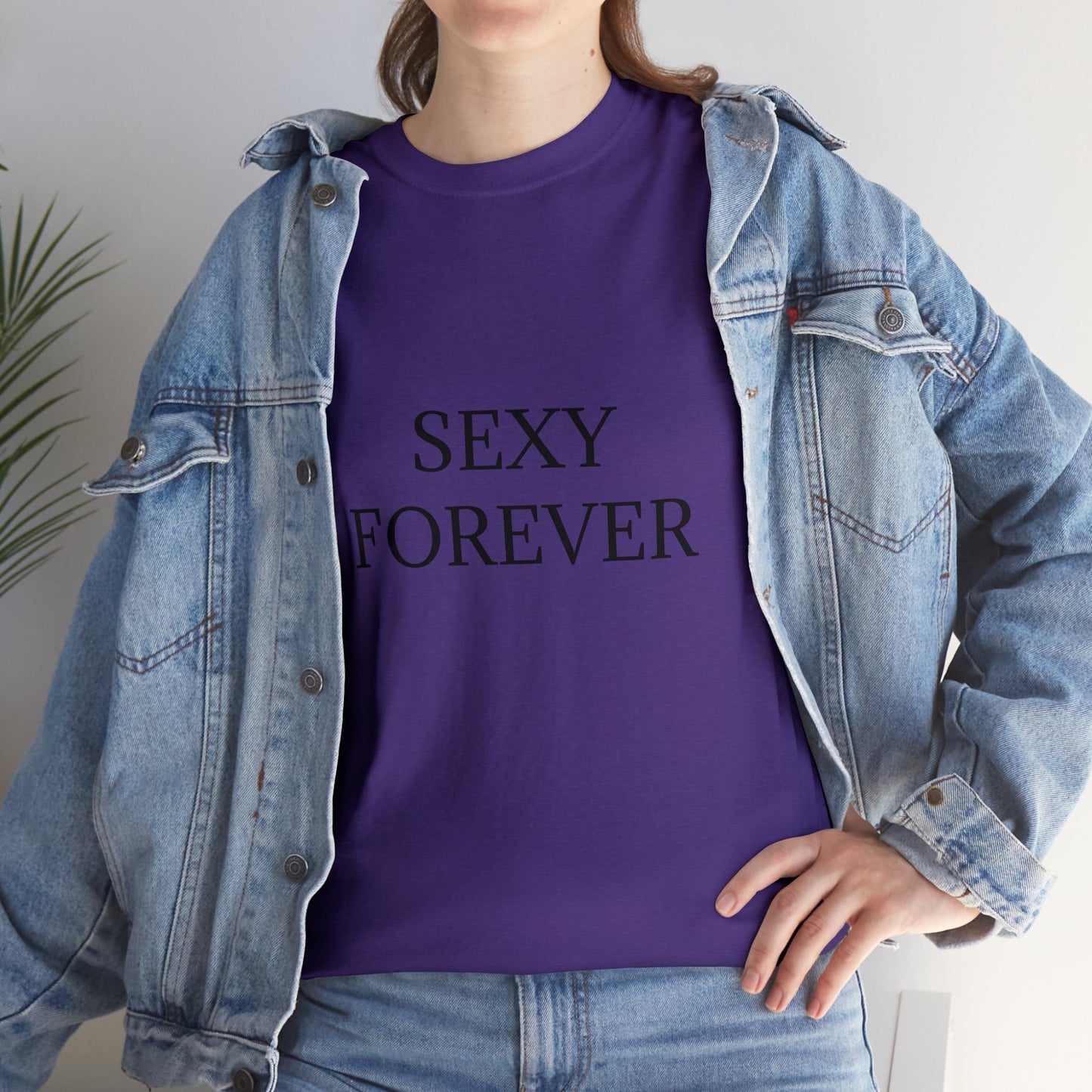 SEXYFOREVER Cotton T-Shirt Plus Size Available