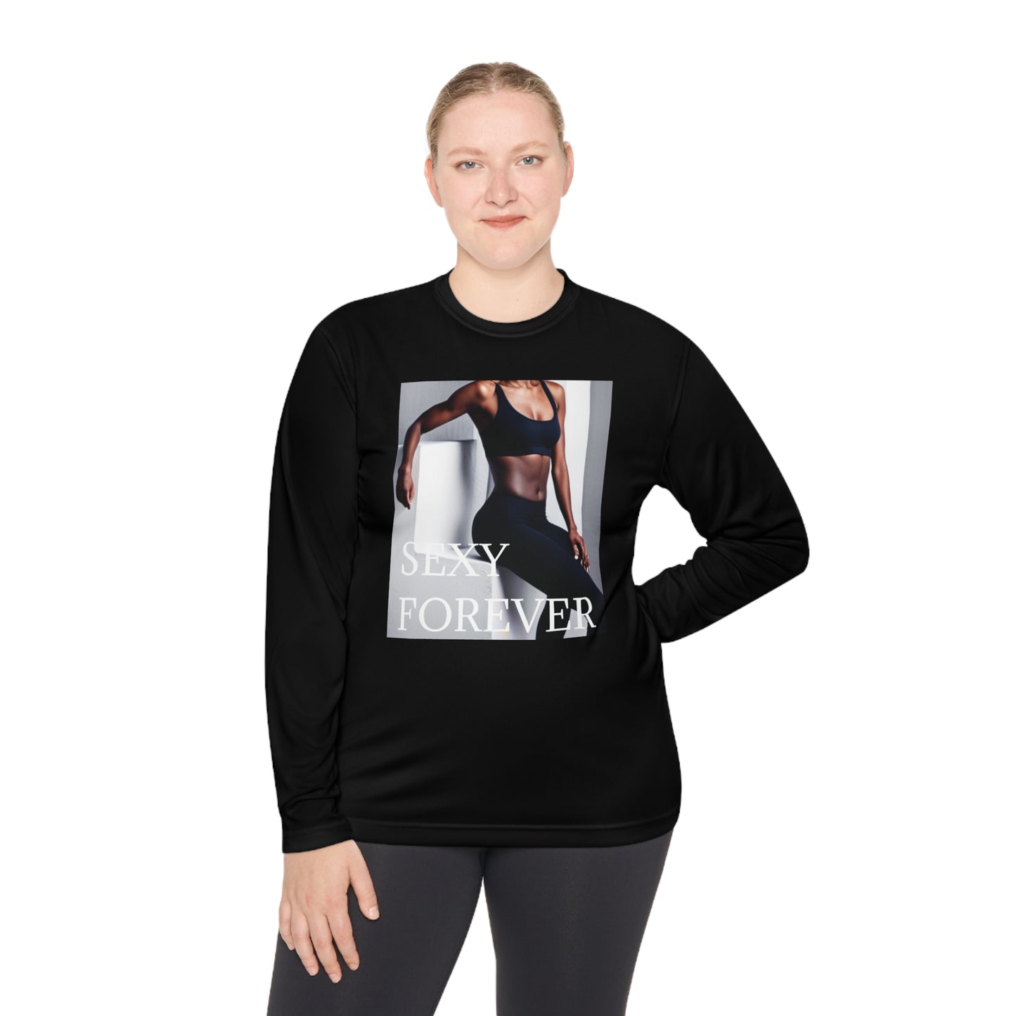 SEXY FOREVER Lightweight Long Sleeve Tee Plus Size Available