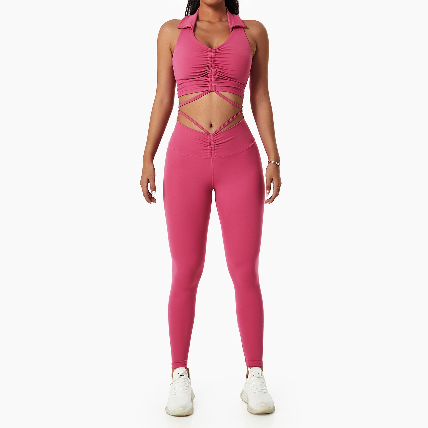 Women's Drawstring Fitness Suit