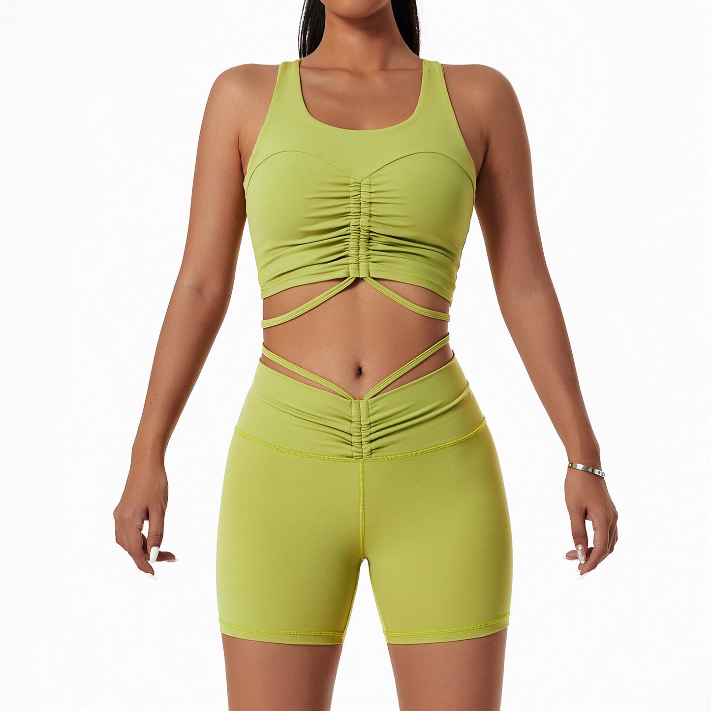 Women's Drawstring Fitness Suit