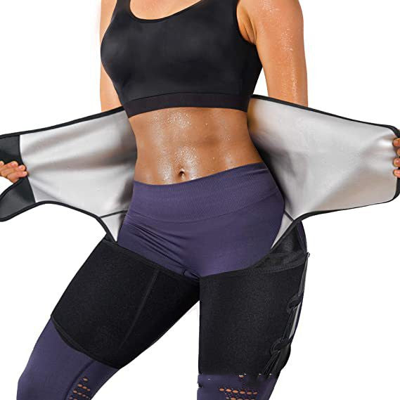 Thigh Trimmer Waist Trainer Hip Shaper Sweat Belt Plus Size Available