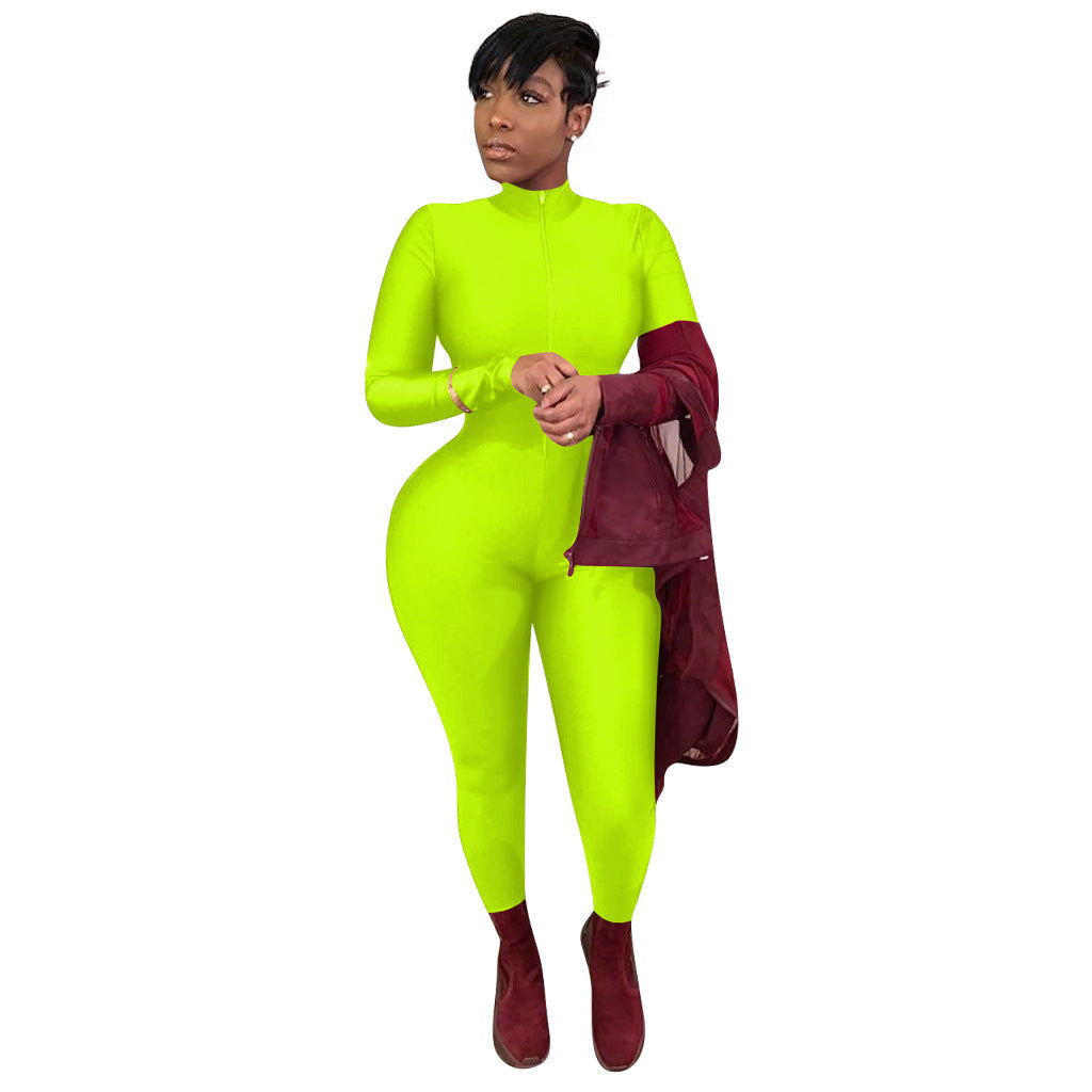 Women's Long-Sleeved Jumpsuit