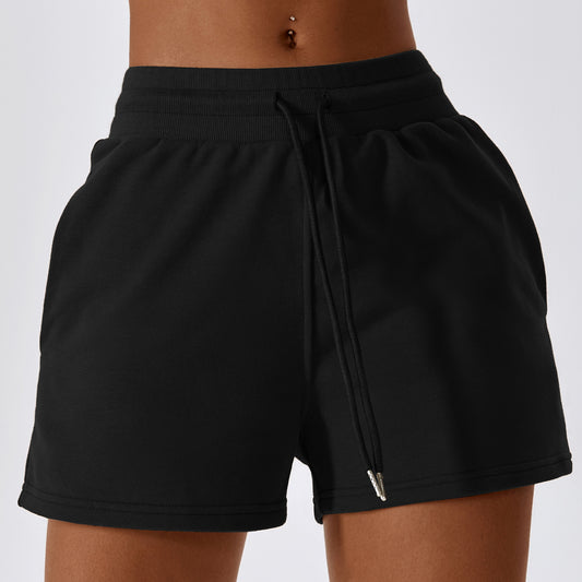 Drawstring Loose Fitting Sports Shorts