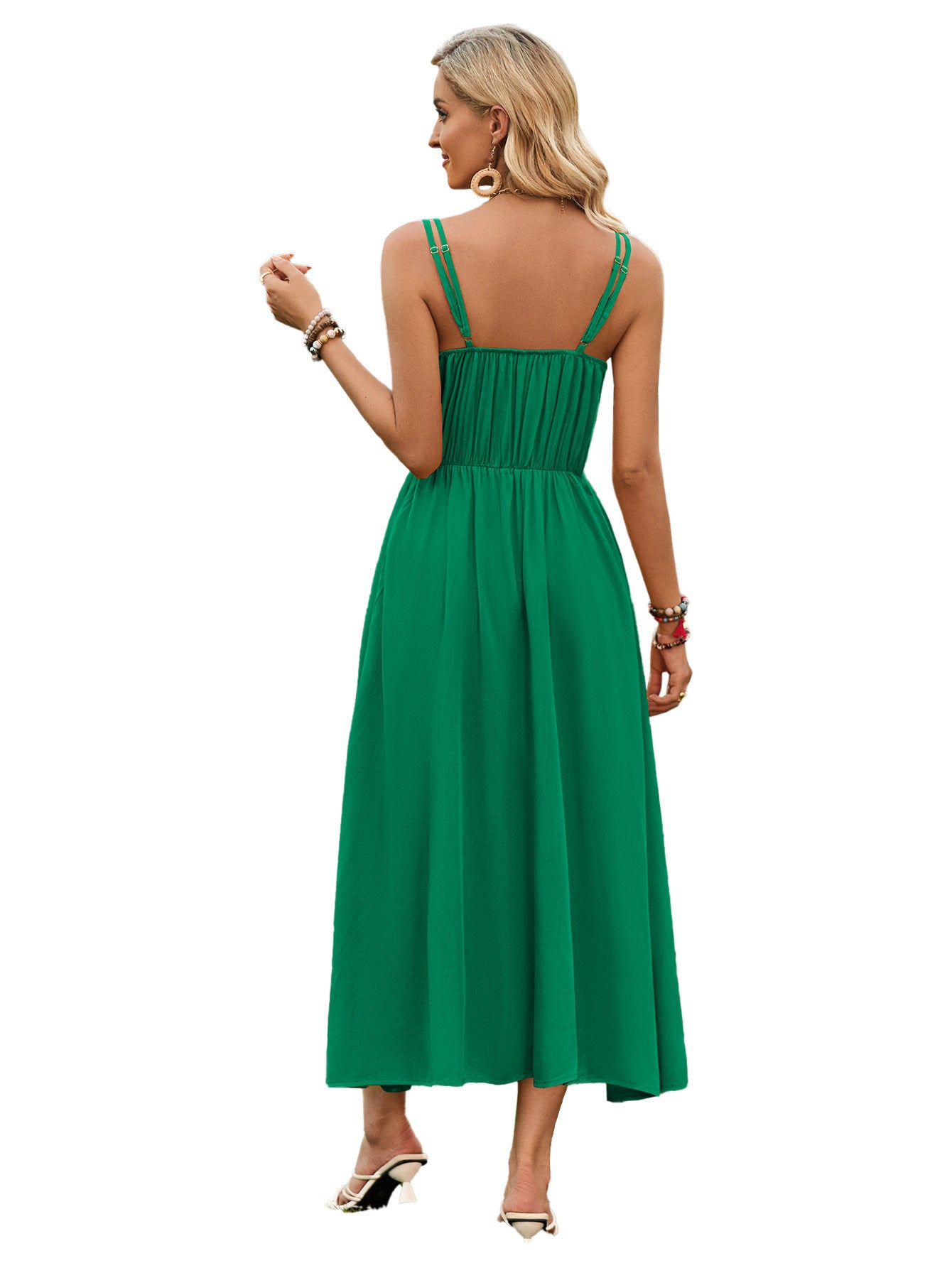 Women's Bow Waist Tie Design Dress