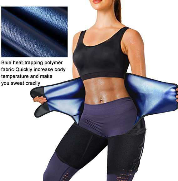 Thigh Trimmer Waist Trainer Hip Shaper Sweat Belt Plus Size Available