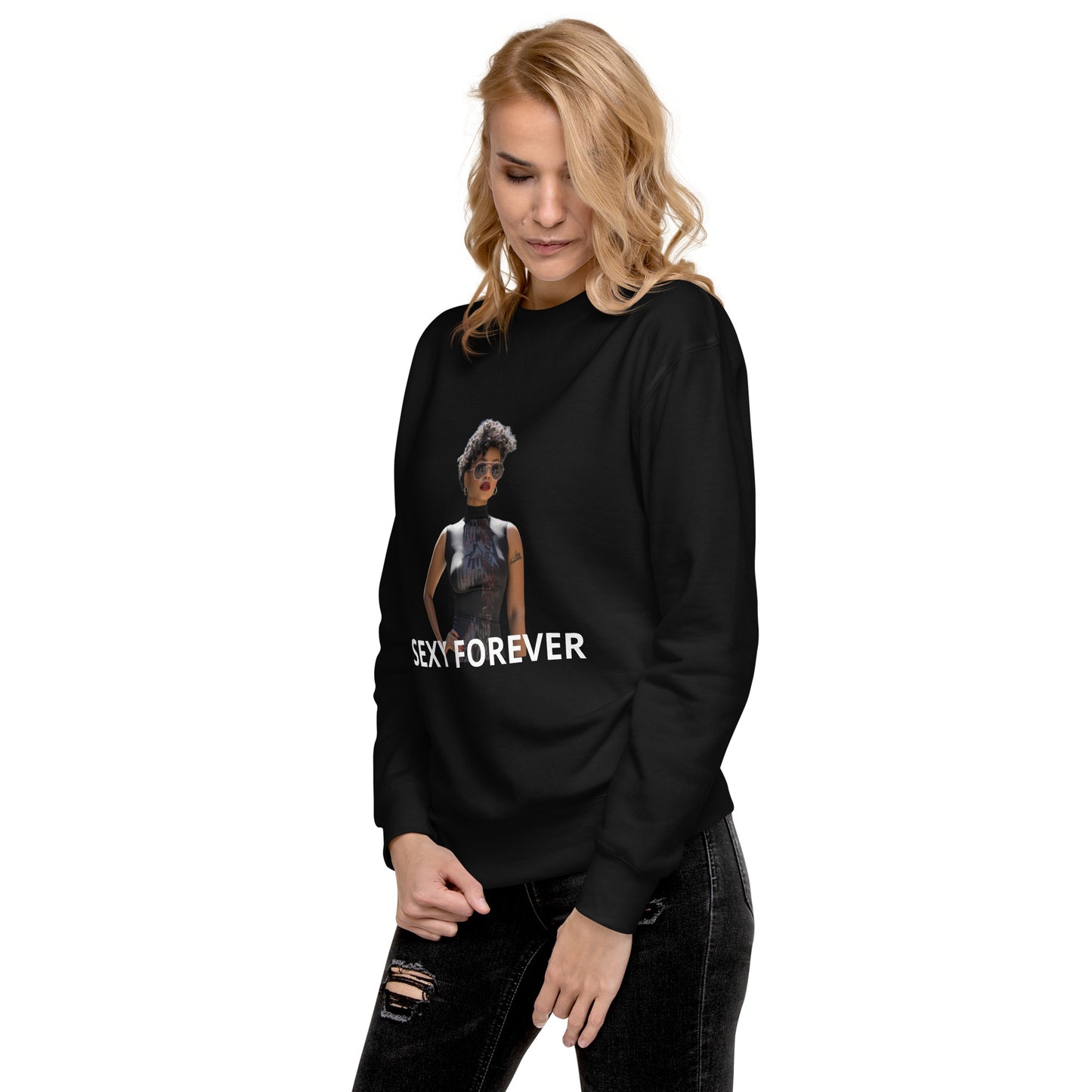 SEXY FOREVER Premium Sweatshirt Plus Size Available