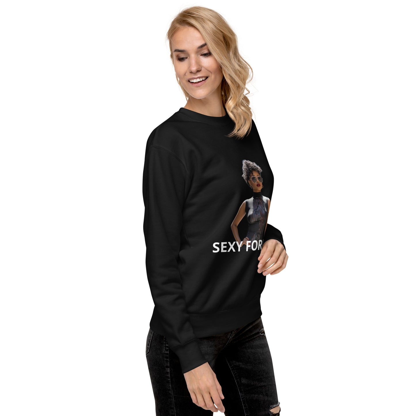 SEXY FOREVER Premium Sweatshirt Plus Size Available